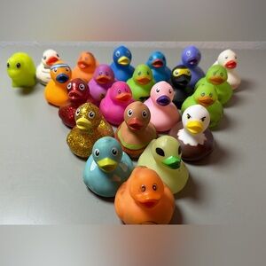 Colorful Rubber Duck Collection 22 pieces jeep lovers novelty fun